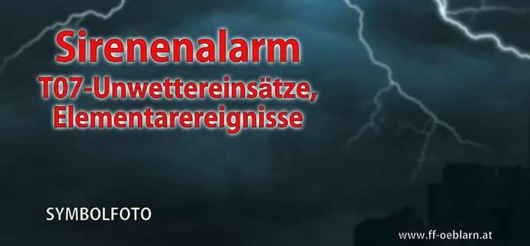 Unwettereinsätze am Schattenberg und in der Walchen