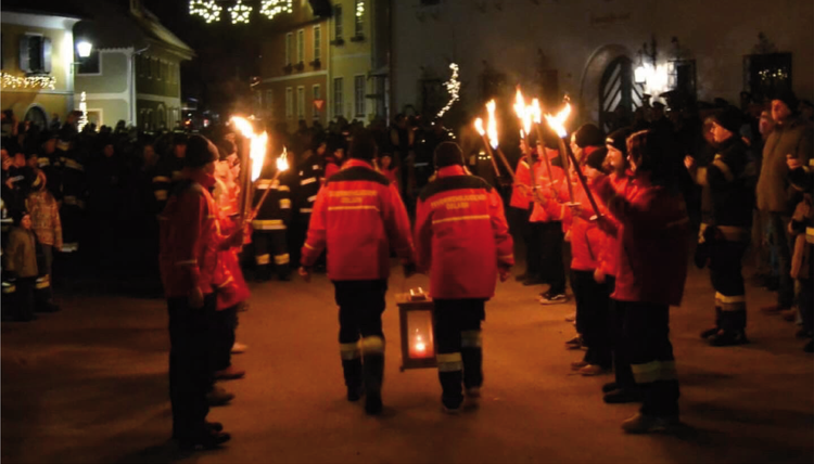 Friedenslichtübergabe in Öblarn