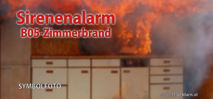 Sirenenalarm Werkstattbrand